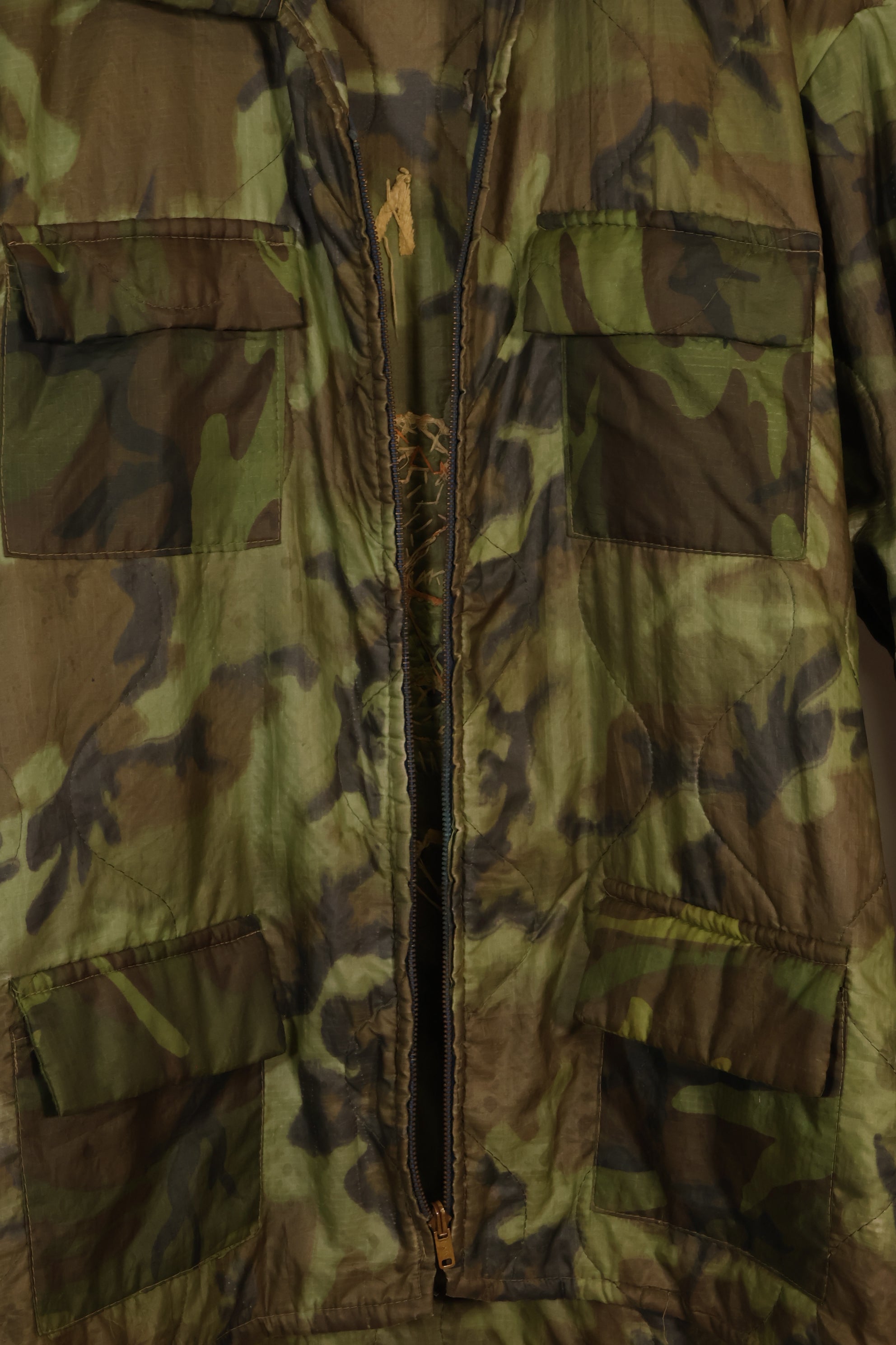 1968〜69年　大きめサイズ　ベトナム戦争　ツアージャケット　ベトジャン　DA NANG　中古品