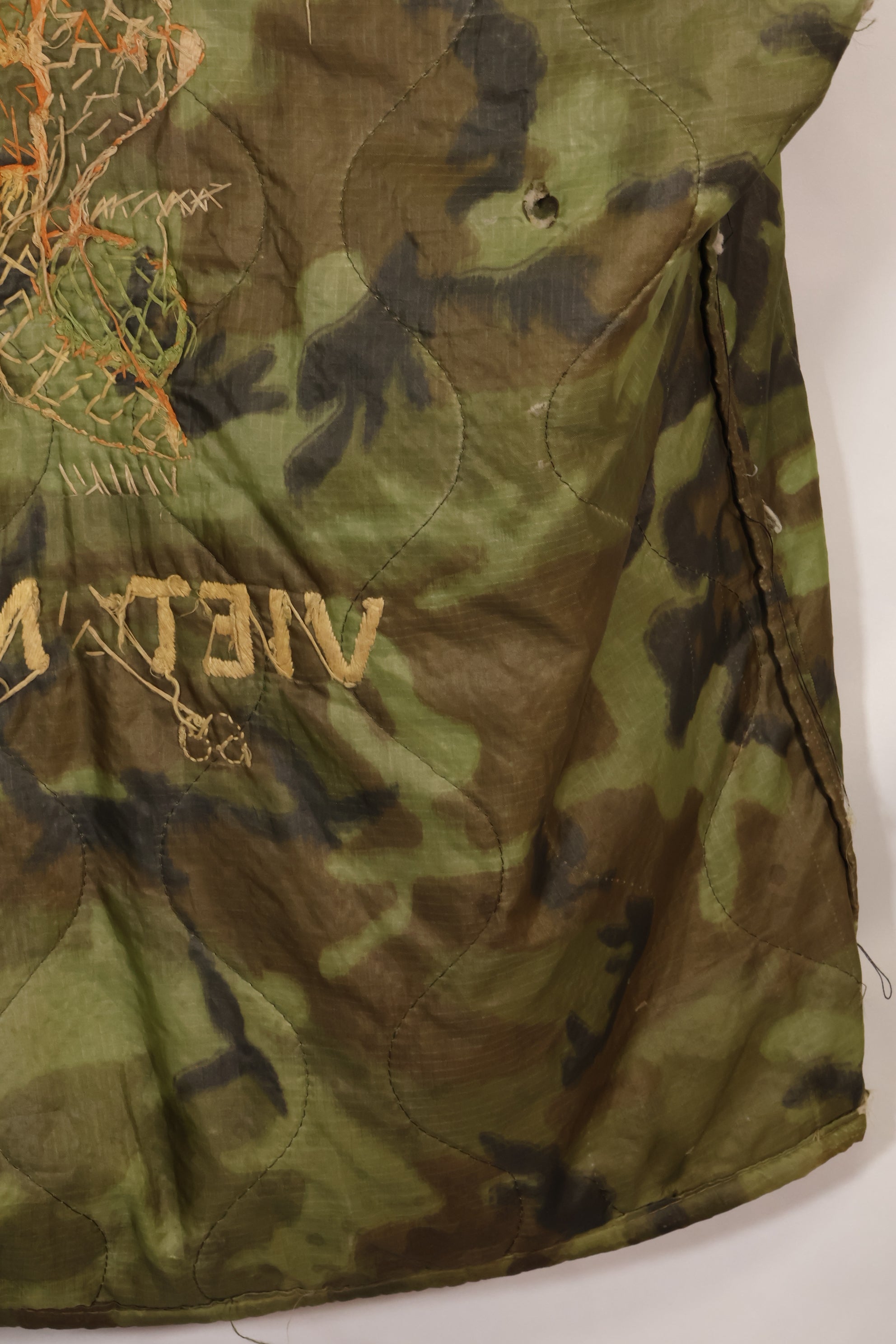 1968〜69年　大きめサイズ　ベトナム戦争　ツアージャケット　ベトジャン　DA NANG　中古品