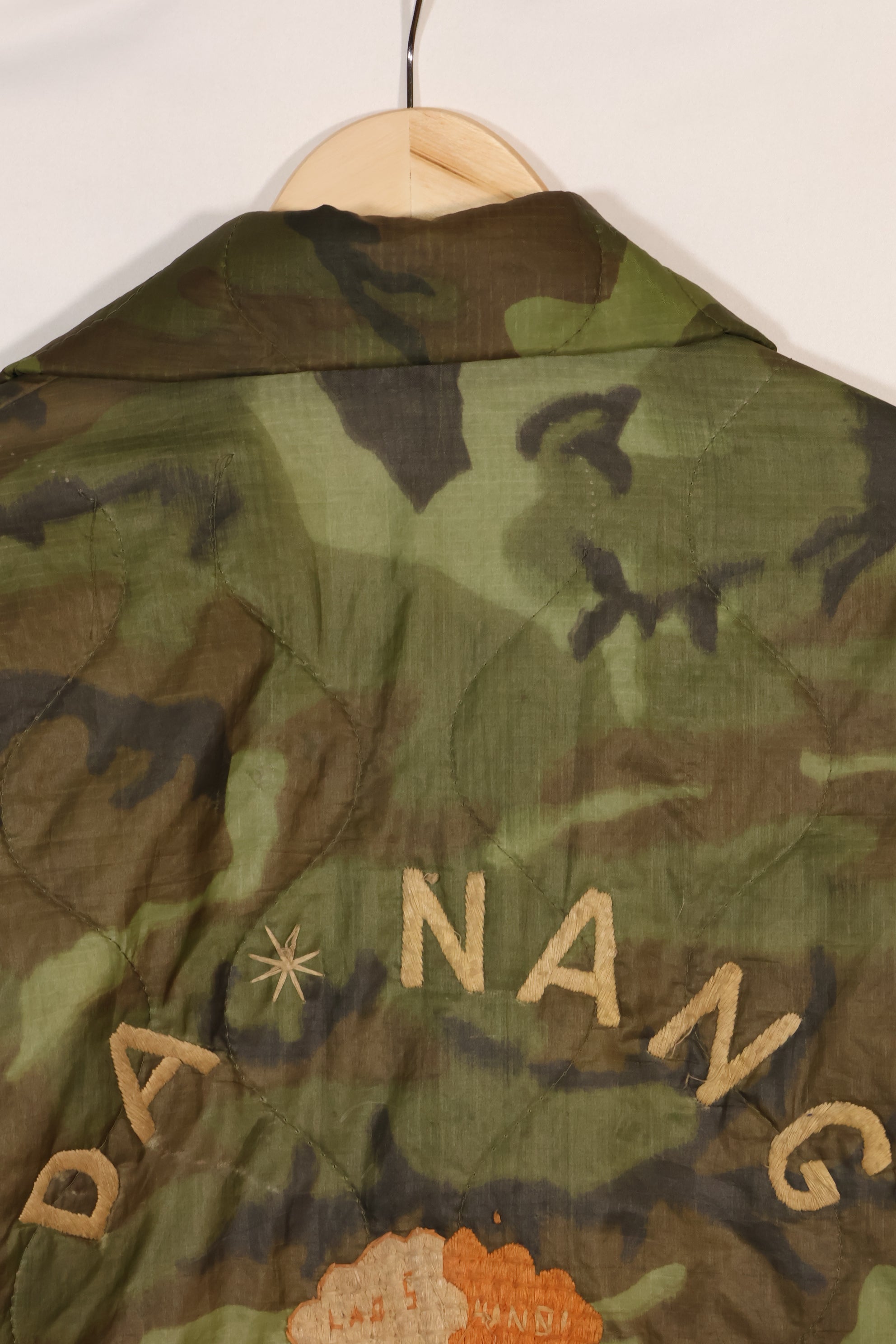 1968〜69年　大きめサイズ　ベトナム戦争　ツアージャケット　ベトジャン　DA NANG　中古品