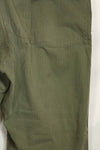 1940年代　アメリカ陸軍　HBT ユーティリティパンツ　大きめサイズ　傷あり　中古品
