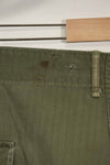 1940年代　アメリカ陸軍　HBT ユーティリティパンツ　大きめサイズ　傷あり　中古品