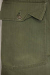 1940年代　アメリカ陸軍　HBT ユーティリティパンツ　大きめサイズ　傷あり　中古品