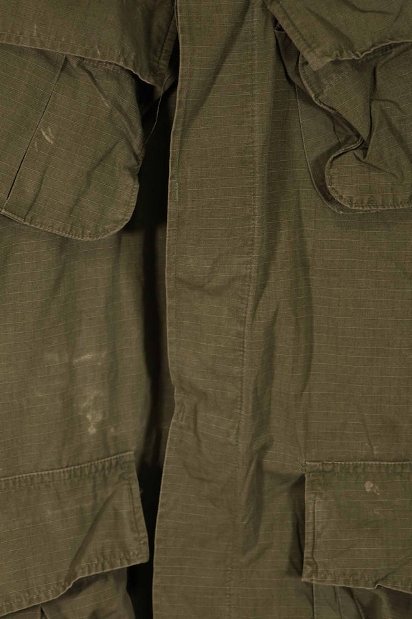 実物　1969年製　4th Model ジャングルファティーグ　ジャケット 半袖カスタム　M-R 中古品