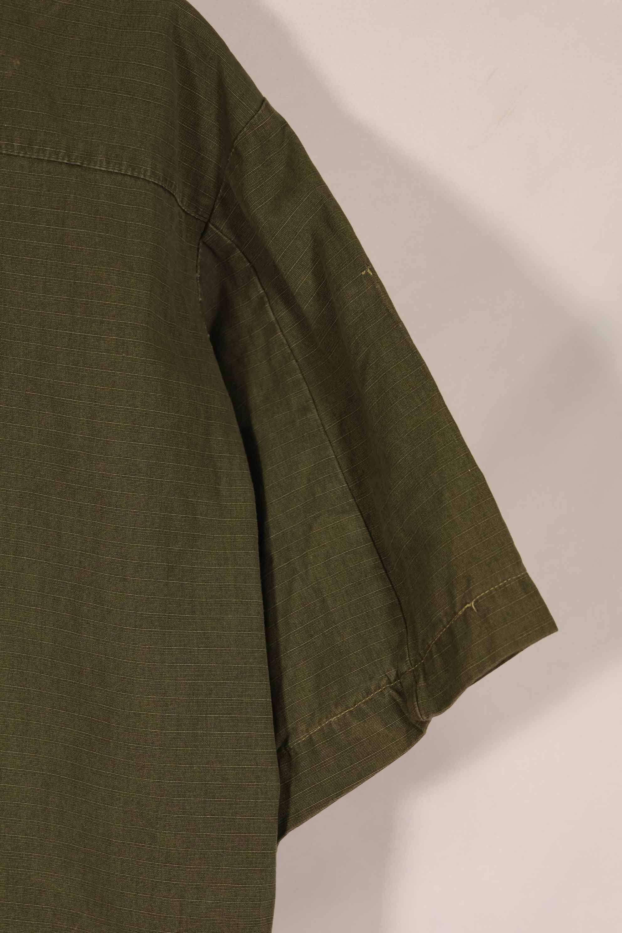 実物　1969年製　4th Model ジャングルファティーグ　ジャケット 半袖カスタム　M-R 中古品