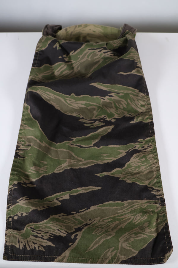 実物　沖縄タイガー　タイガーストライプ　CIDG パトロールキャップ　ロングネックフラップ　中古品