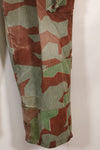 1950s West German splinter camouflage cargo pants, rare, used.