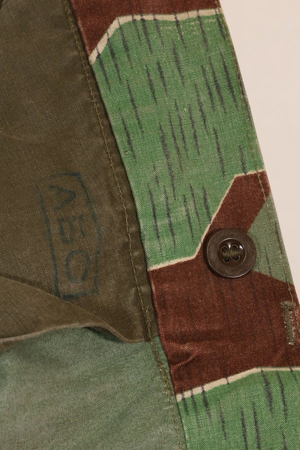 1950s West German splinter camouflage cargo pants, rare, used.