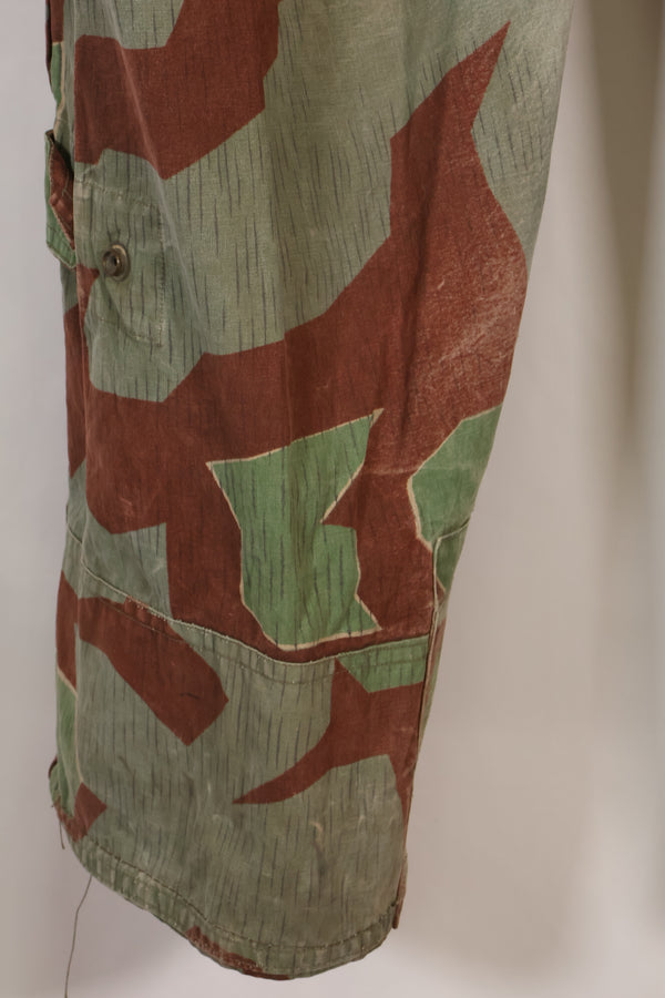 1950s West German splinter camouflage cargo pants, rare, used.