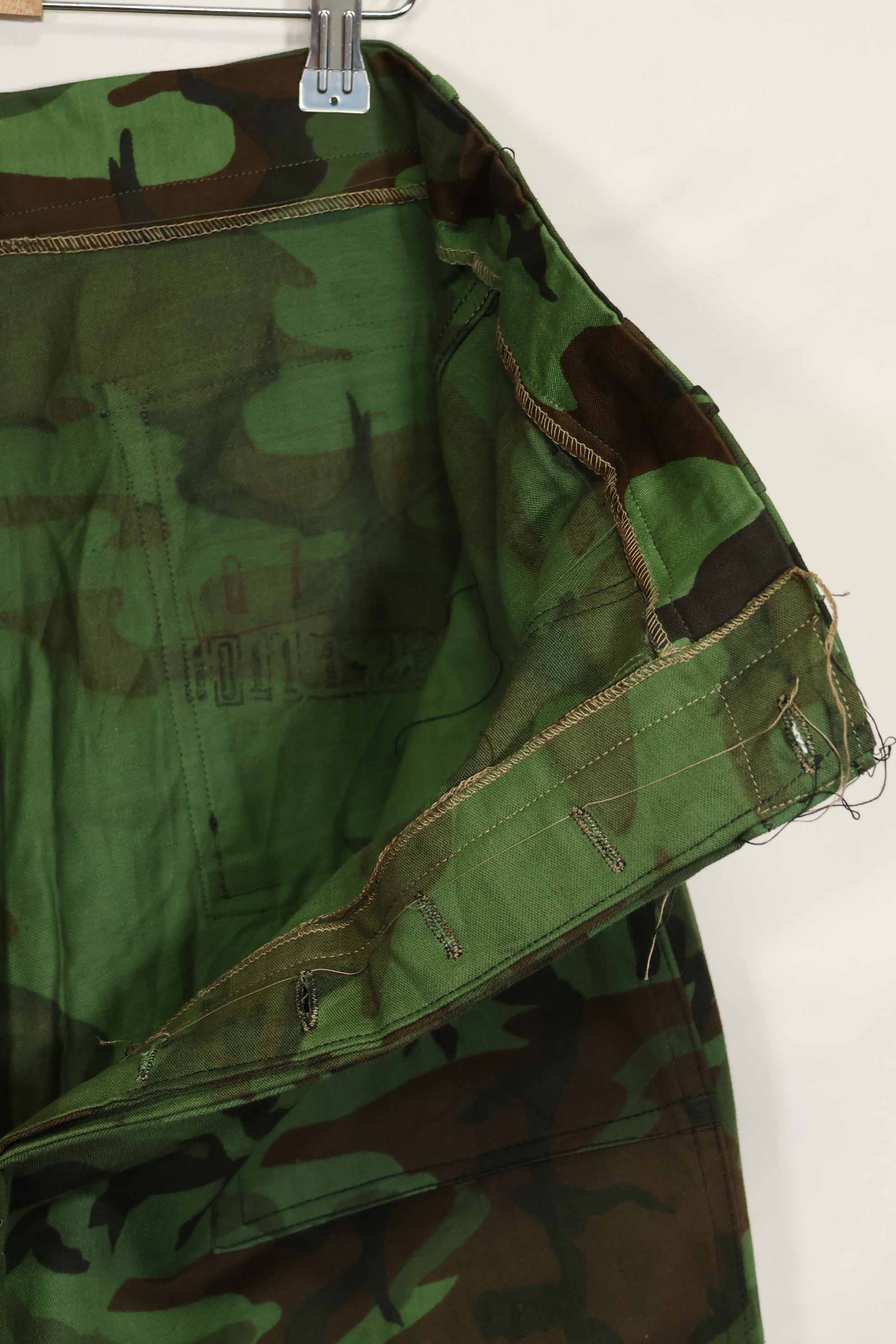 1960年代　米軍アドバイザー　ARVN　BDQレンジャー　大きめ　リーフ迷彩パンツ　未使用品