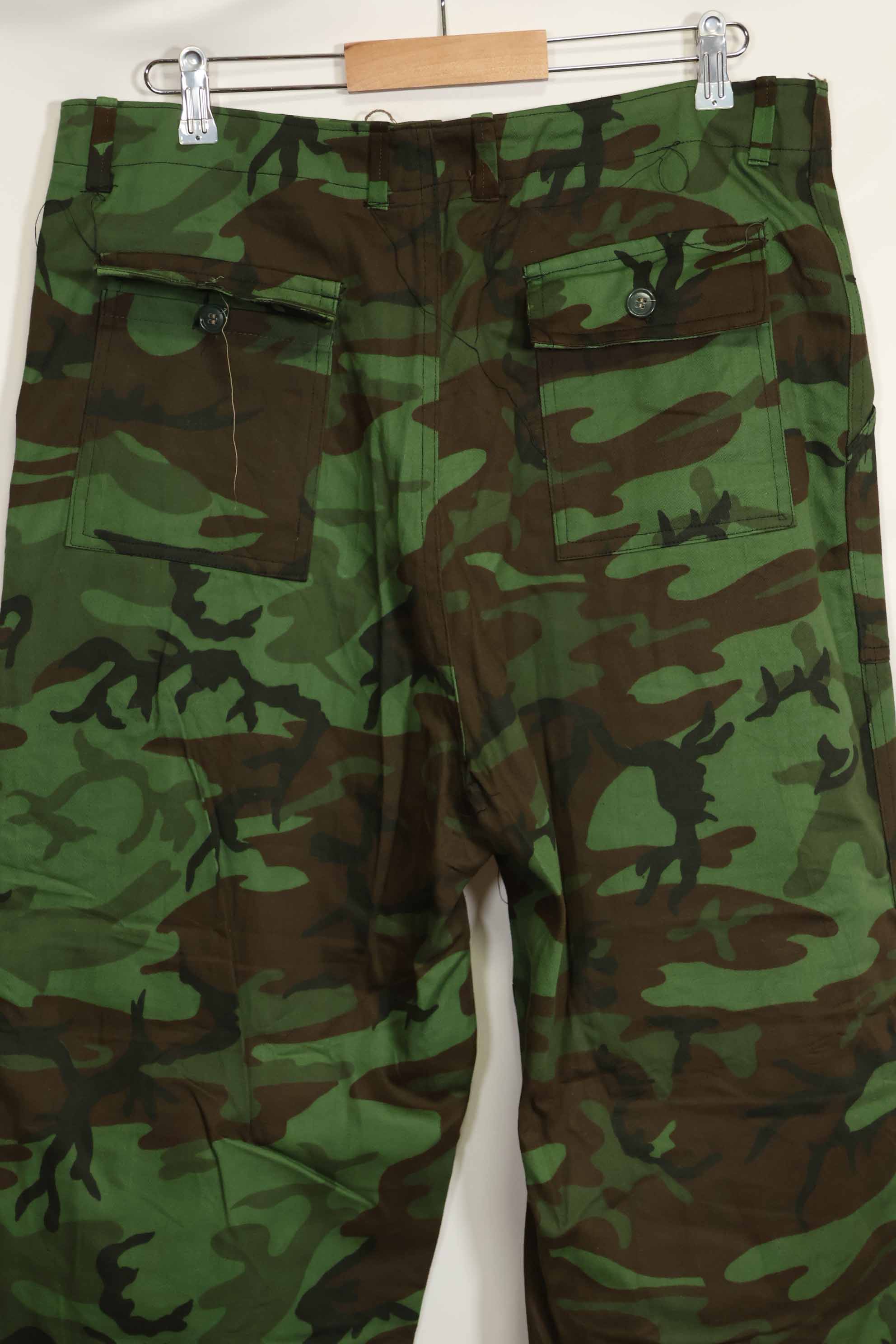 1960年代　米軍アドバイザー　ARVN　BDQレンジャー　大きめ　リーフ迷彩パンツ　未使用品
