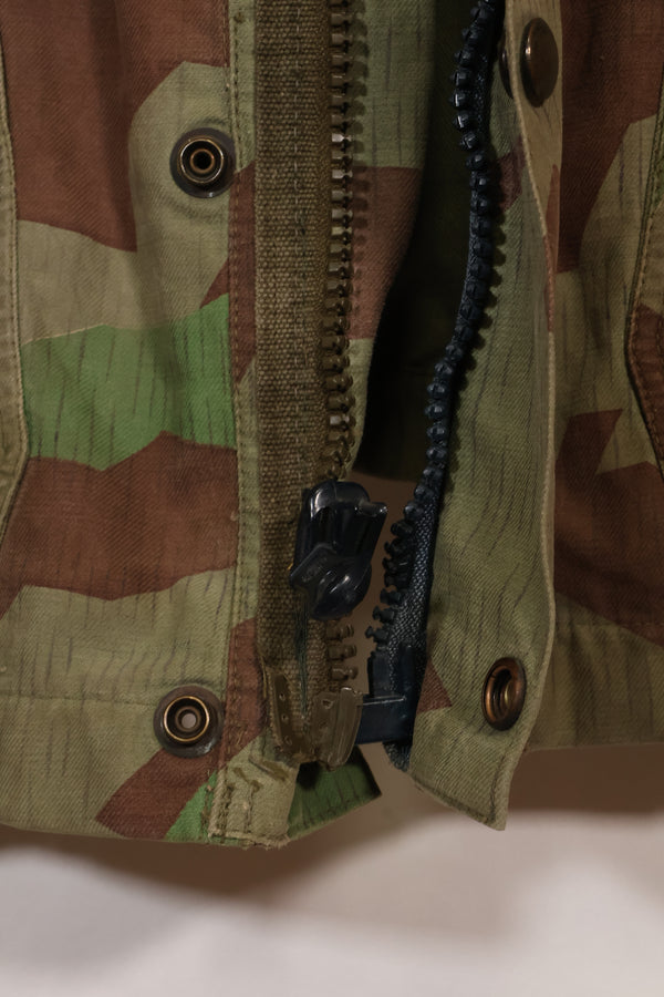 1950s West German splinter camouflage paratrooper jacket, used.