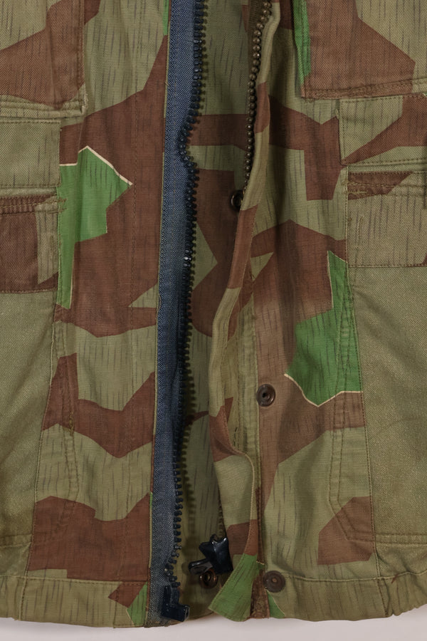 1950s West German splinter camouflage paratrooper jacket, used.