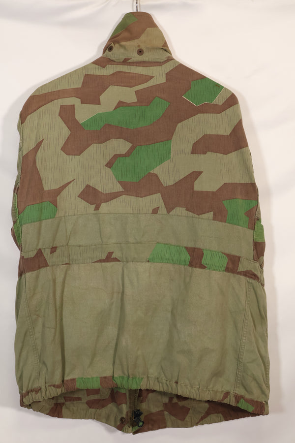 1950s West German splinter camouflage paratrooper jacket, used.