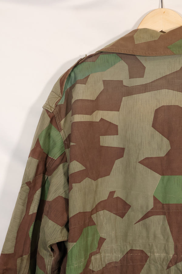 1950s West German splinter camouflage paratrooper jacket, used.