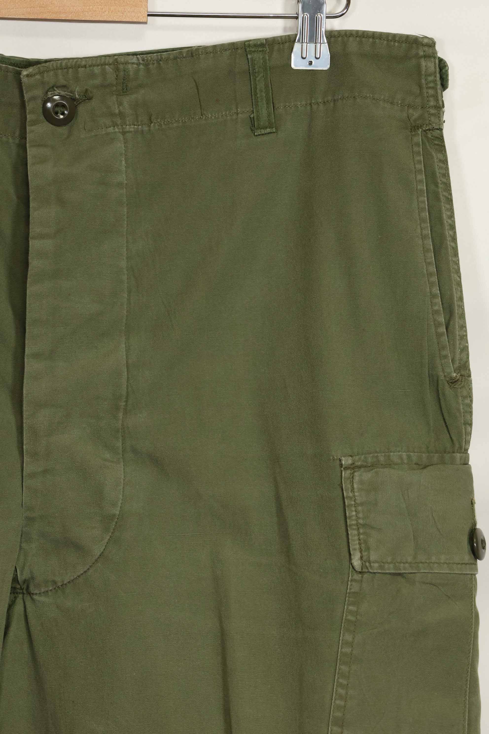 1964年契約　1st Model ジャングルファティーグ　パンツ　L-R　状態良い　中古品