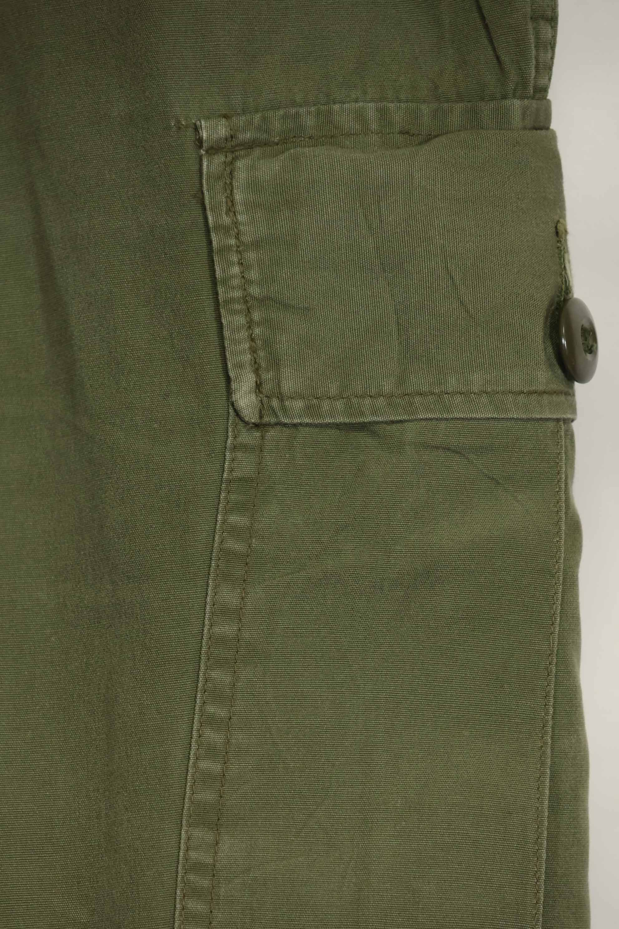 1964年契約　1st Model ジャングルファティーグ　パンツ　L-R　状態良い　中古品