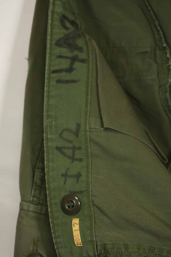 1964年契約　1st Model ジャングルファティーグ　パンツ　L-R　状態良い　中古品