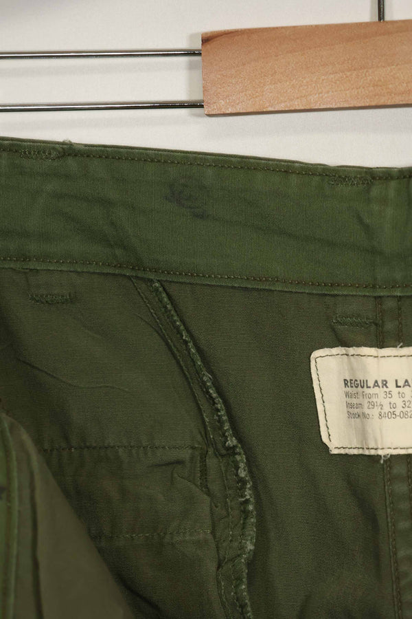 1964年契約　1st Model ジャングルファティーグ　パンツ　L-R　状態良い　中古品