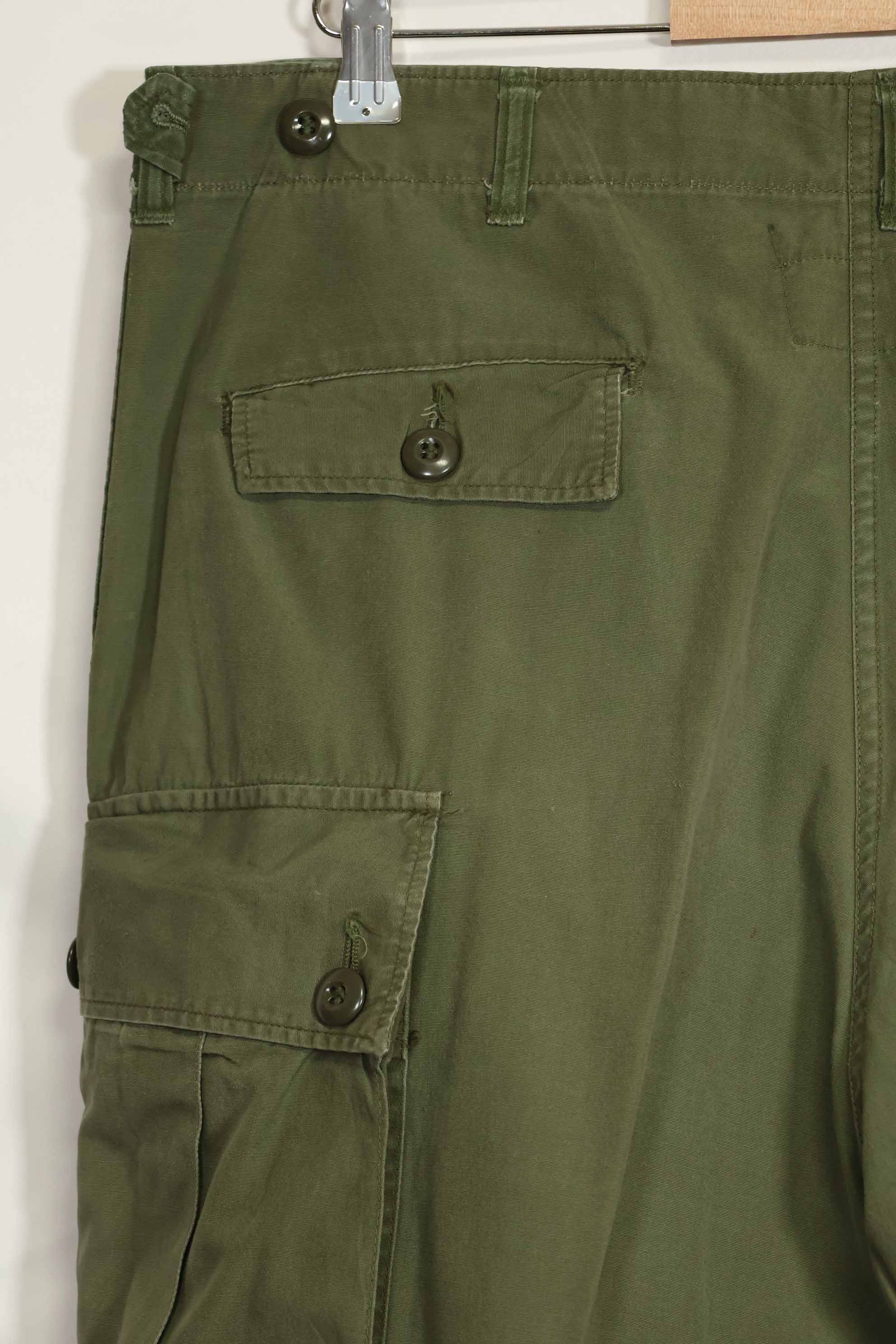 1964年契約　1st Model ジャングルファティーグ　パンツ　L-R　状態良い　中古品
