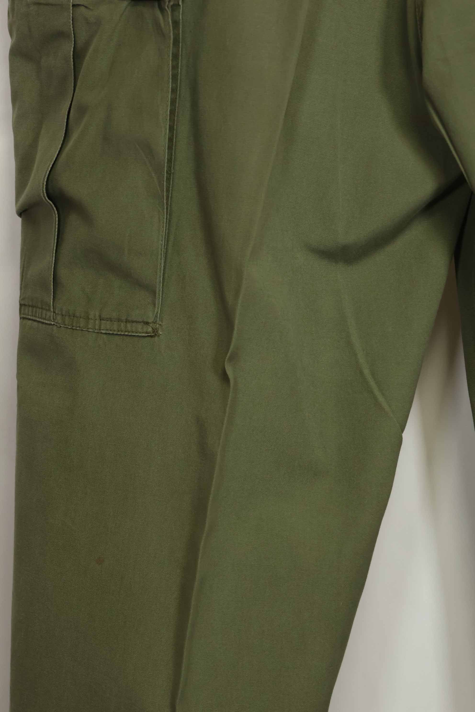 1964年契約　1st Model ジャングルファティーグ　パンツ　L-R　状態良い　中古品