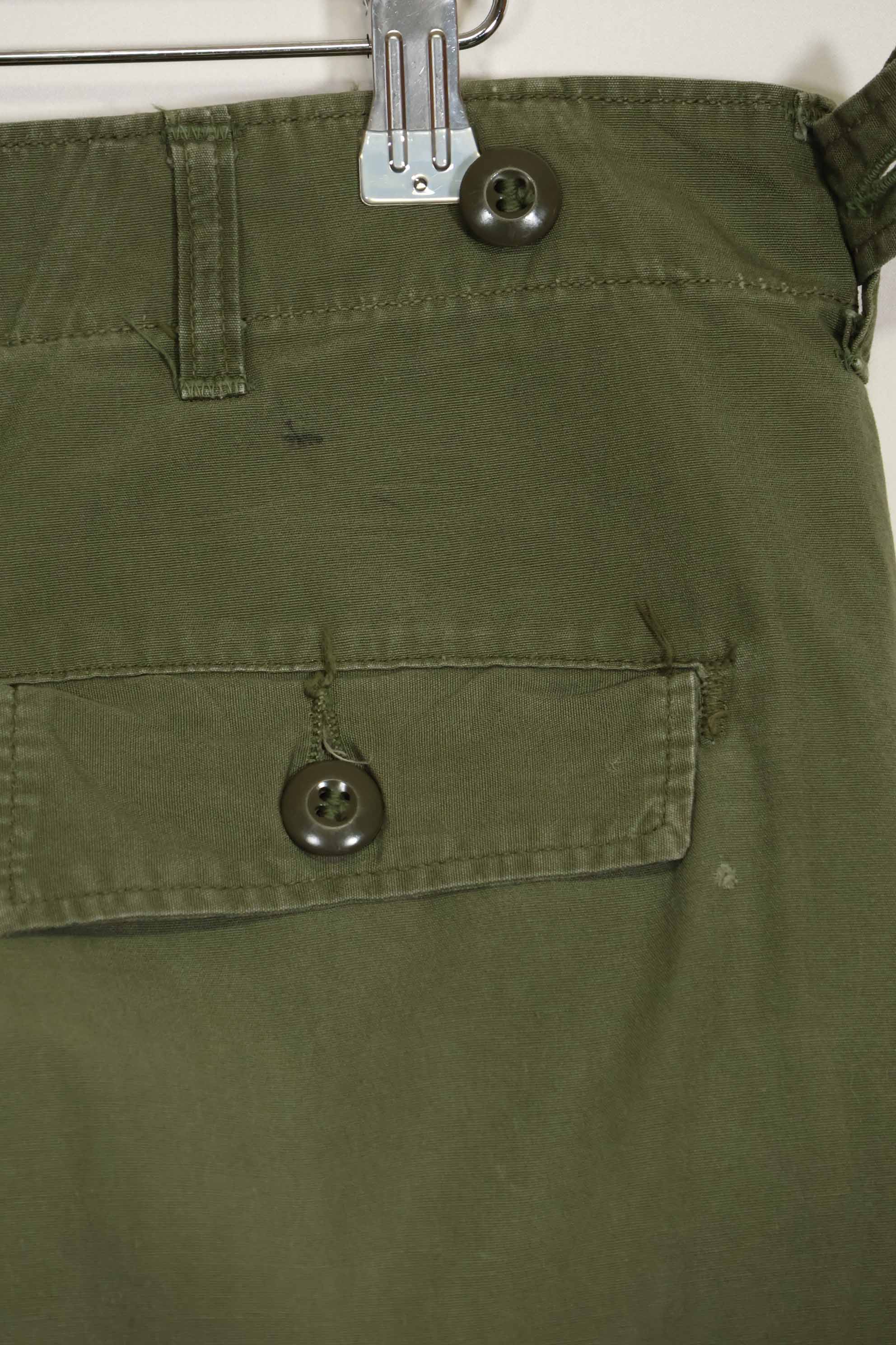 1964年契約　1st Model ジャングルファティーグ　パンツ　L-R　状態良い　中古品