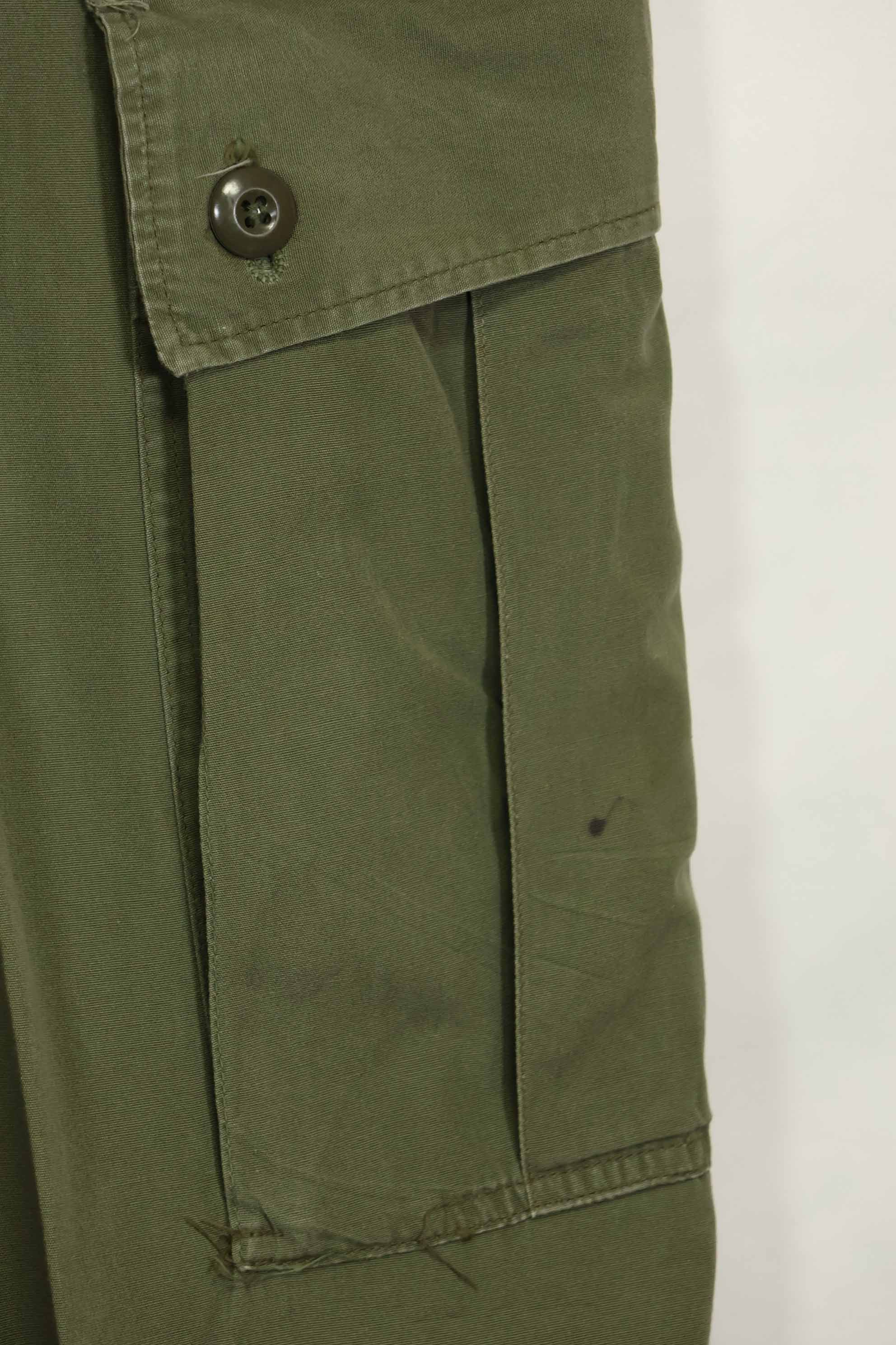 1964年契約　1st Model ジャングルファティーグ　パンツ　L-R　状態良い　中古品
