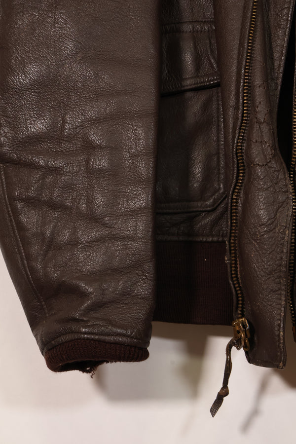 1969年契約　サイズ 46　アメリカ海軍　G-1　フライトジャケット　ヘリパイロット改造　希少個体　中古品