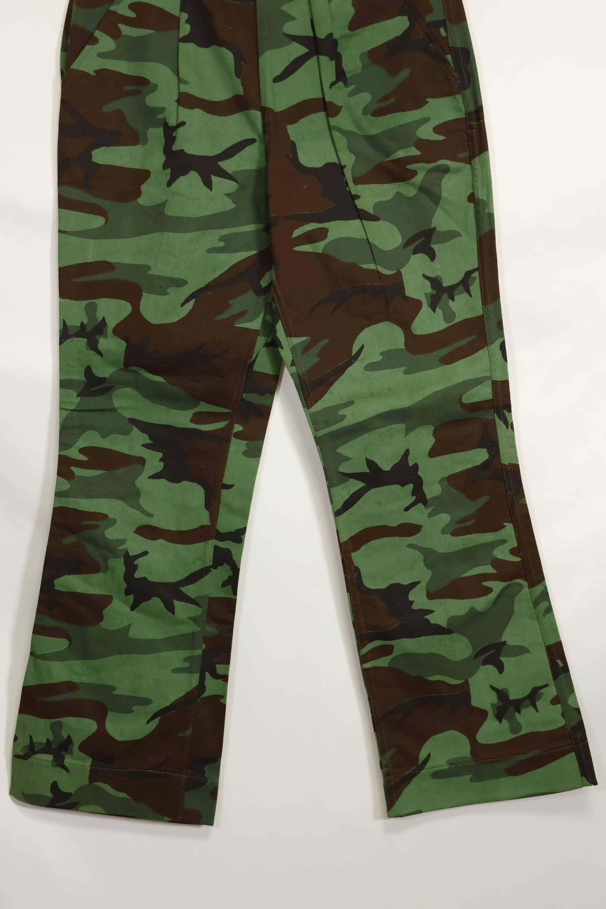 1960年代　米軍アドバイザー　ARVN　BDQレンジャー　女性用　リーフ迷彩パンツ　未使用品