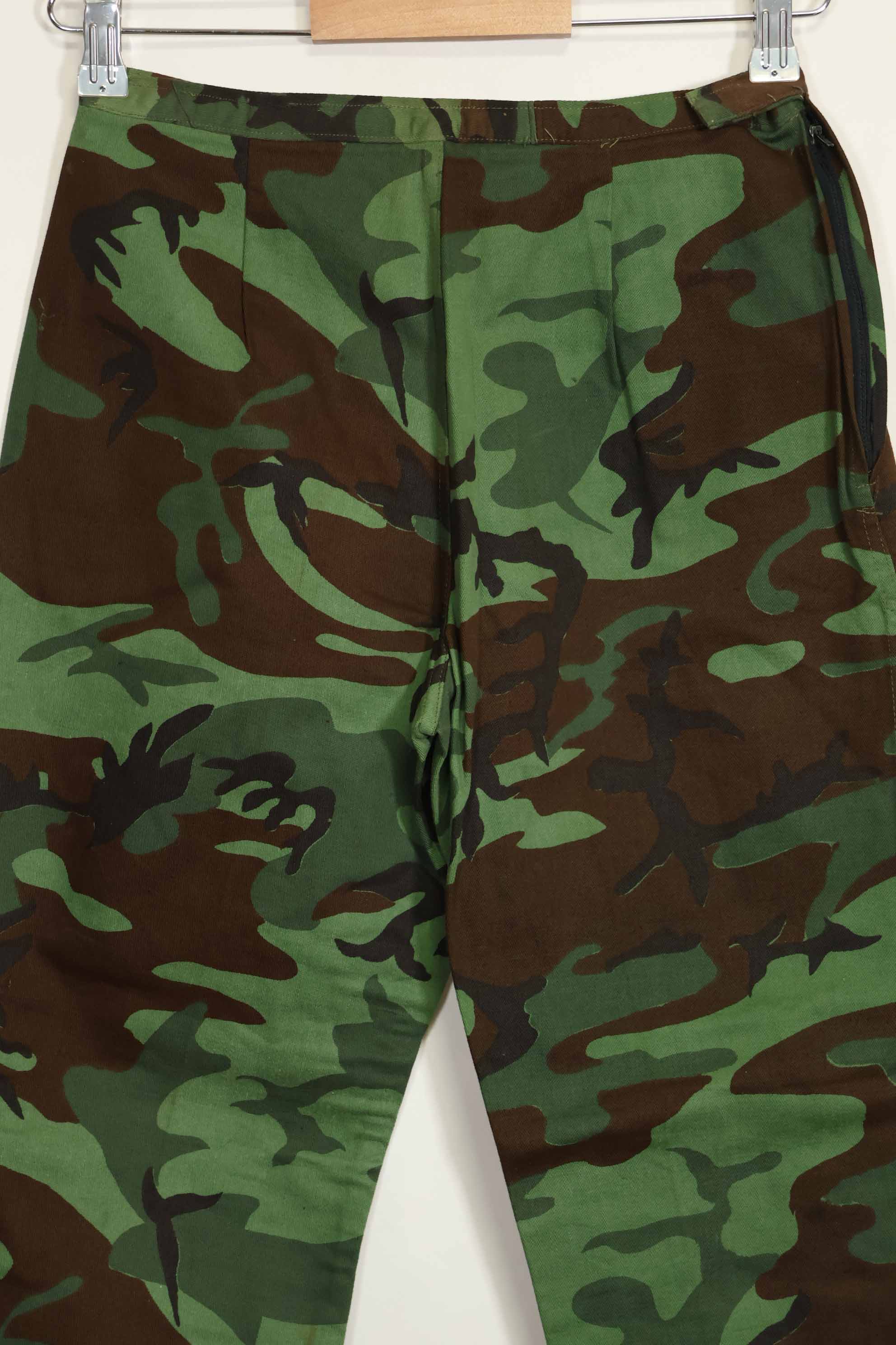 1960年代　米軍アドバイザー　ARVN　BDQレンジャー　女性用　リーフ迷彩パンツ　未使用品