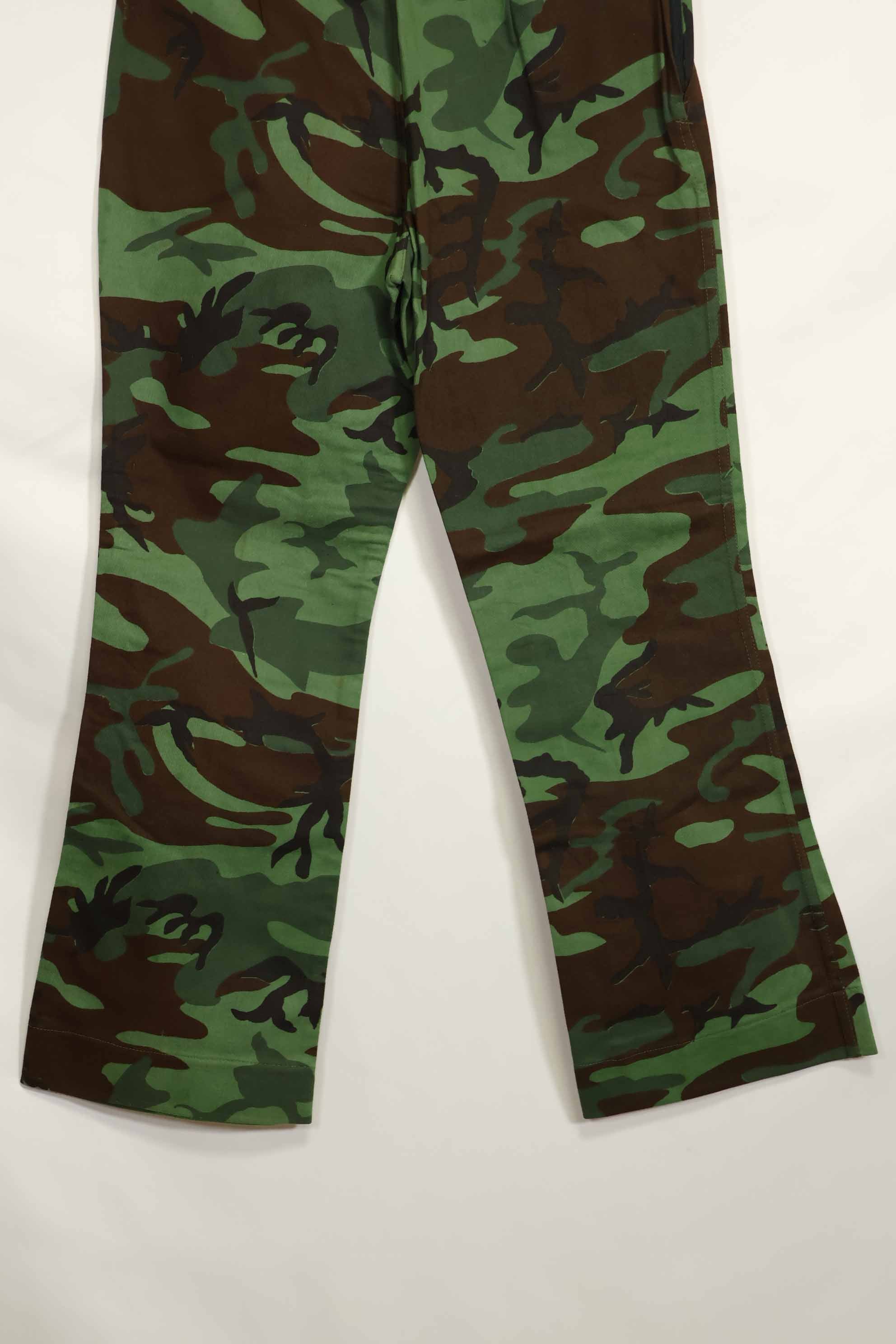 1960年代　米軍アドバイザー　ARVN　BDQレンジャー　女性用　リーフ迷彩パンツ　未使用品