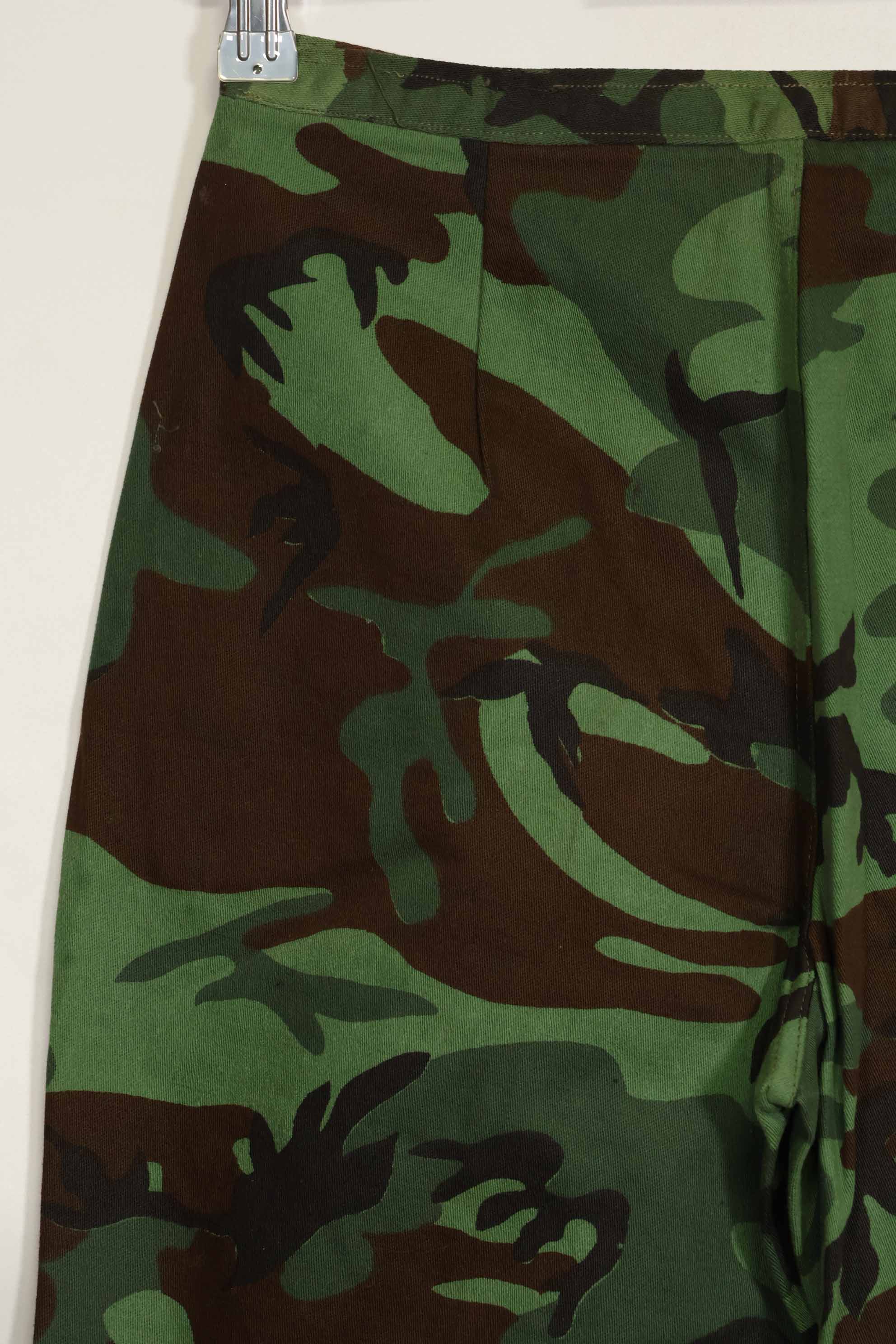 1960年代　米軍アドバイザー　ARVN　BDQレンジャー　女性用　リーフ迷彩パンツ　未使用品