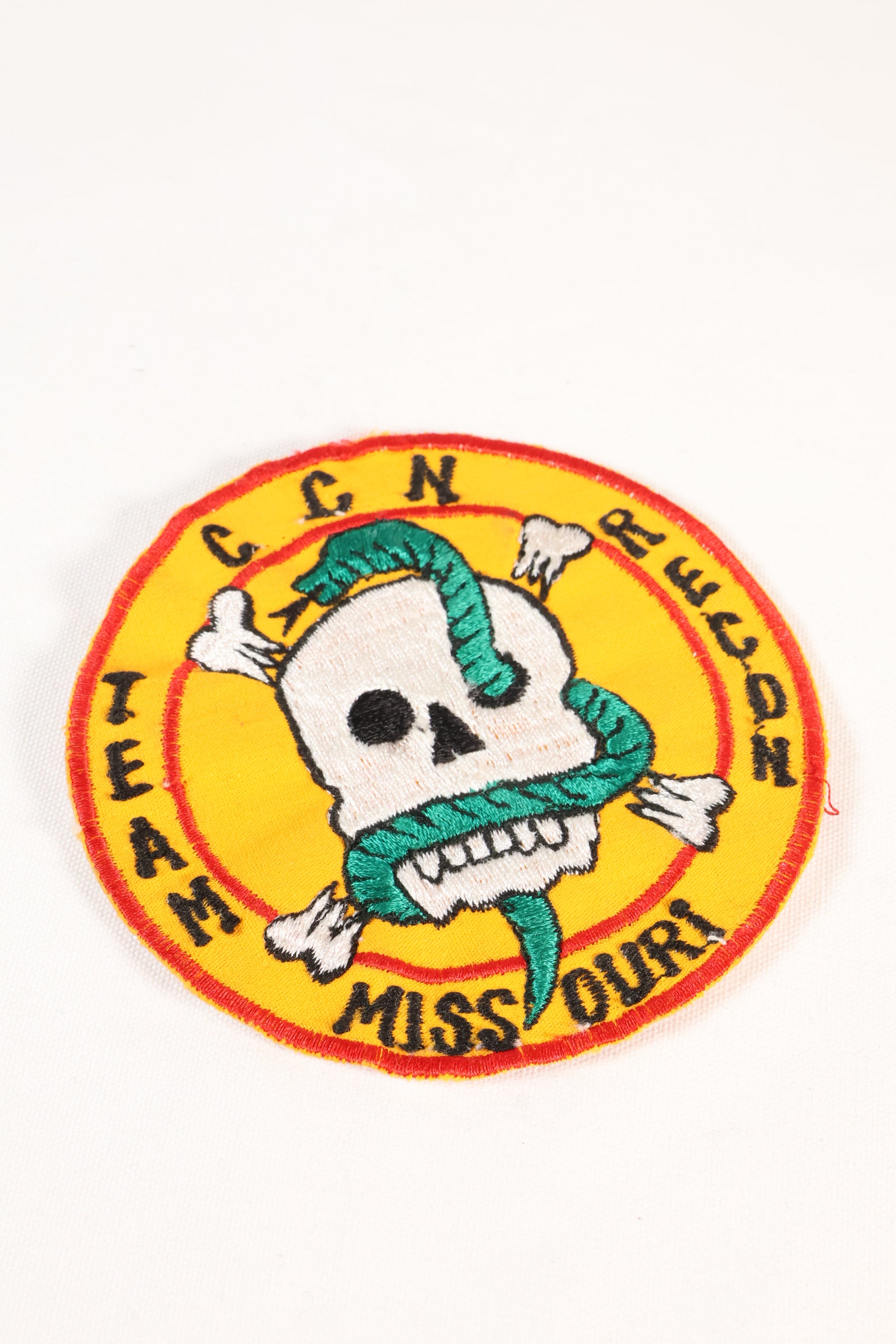 Unknown year 1st generation MACV SOG RT MISSOURI Recon Team patch