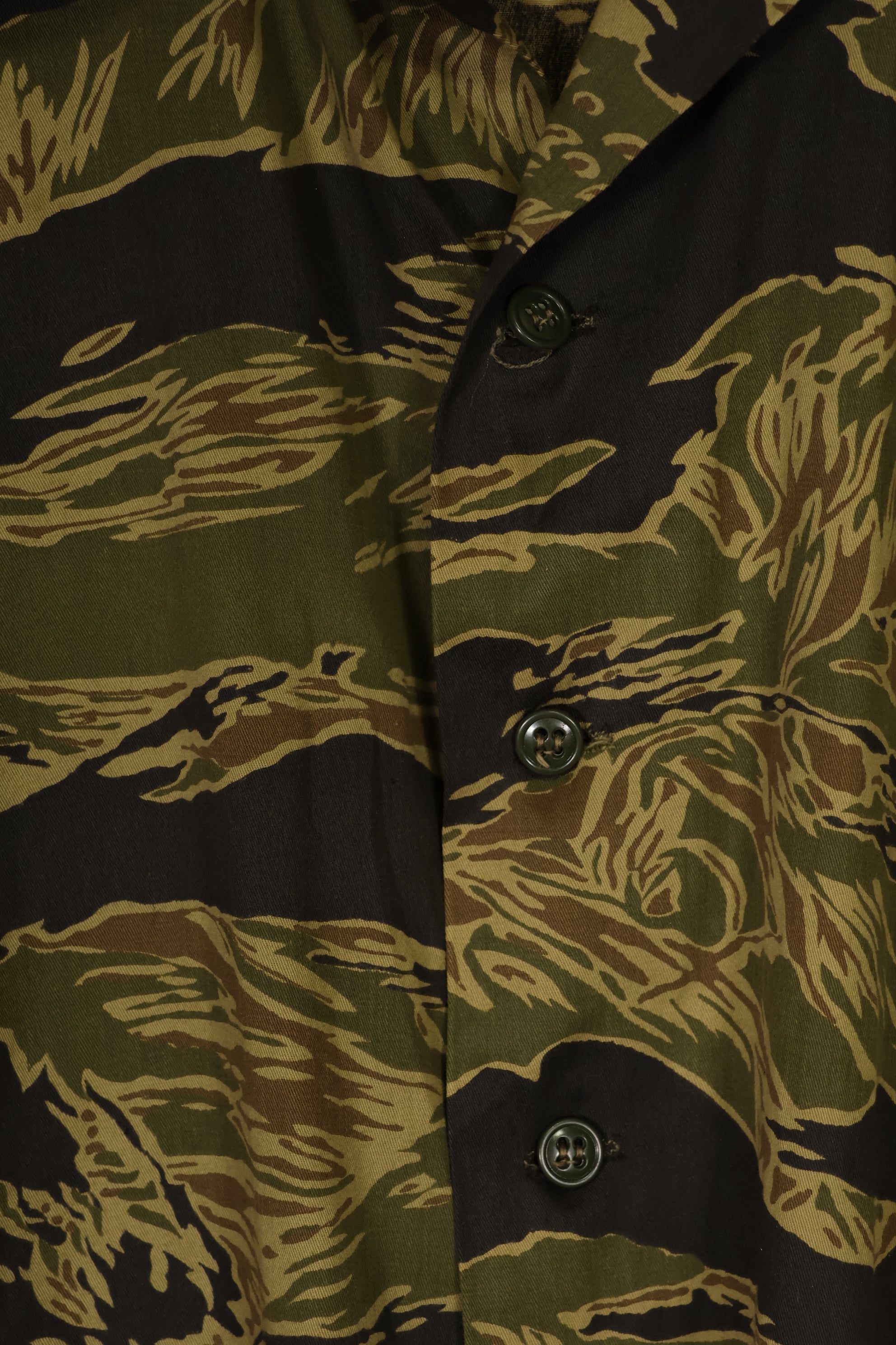 実物　沖縄タイガー　タイガーストライプ　ハンティングジャケット　中古品