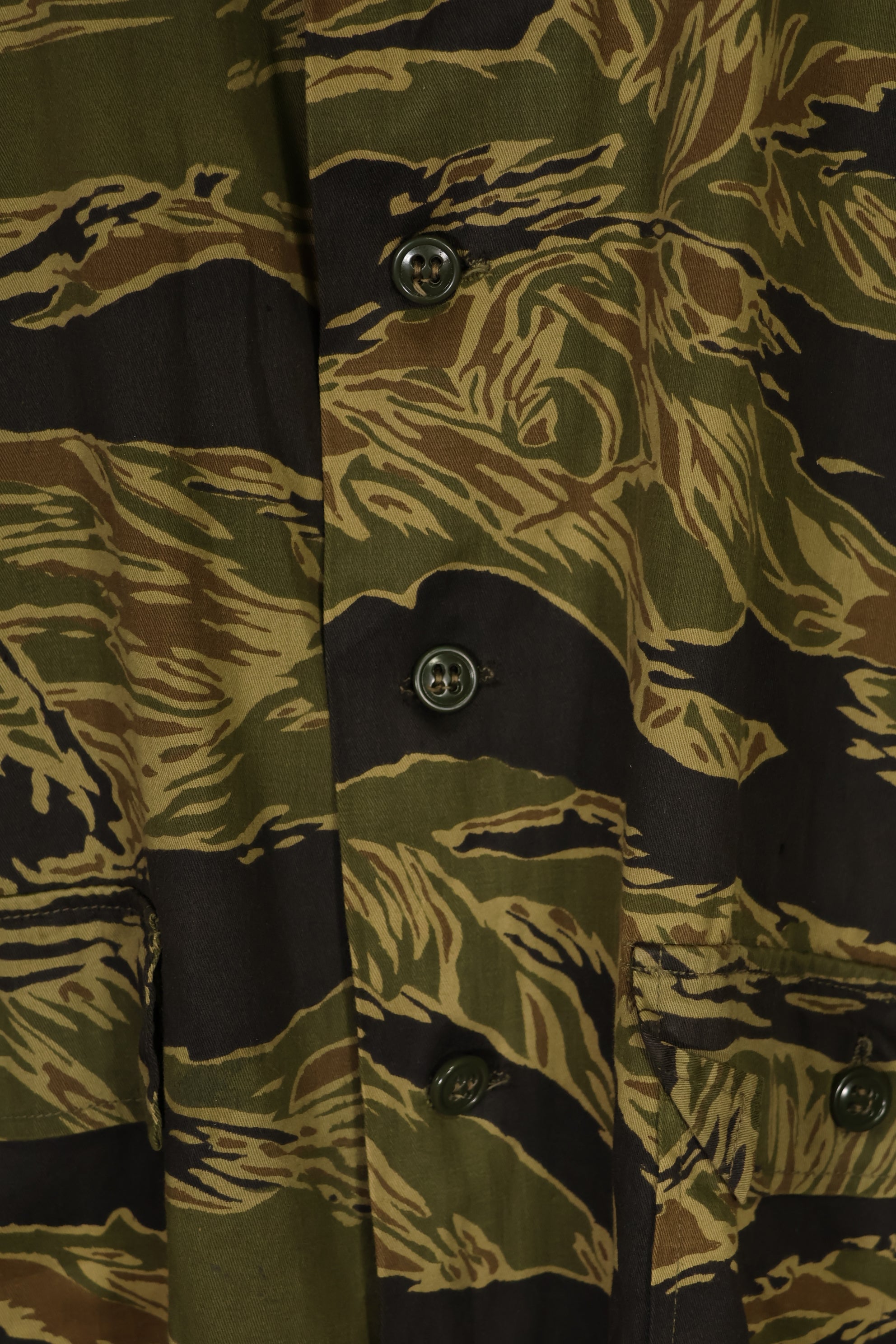 実物　沖縄タイガー　タイガーストライプ　ハンティングジャケット　中古品