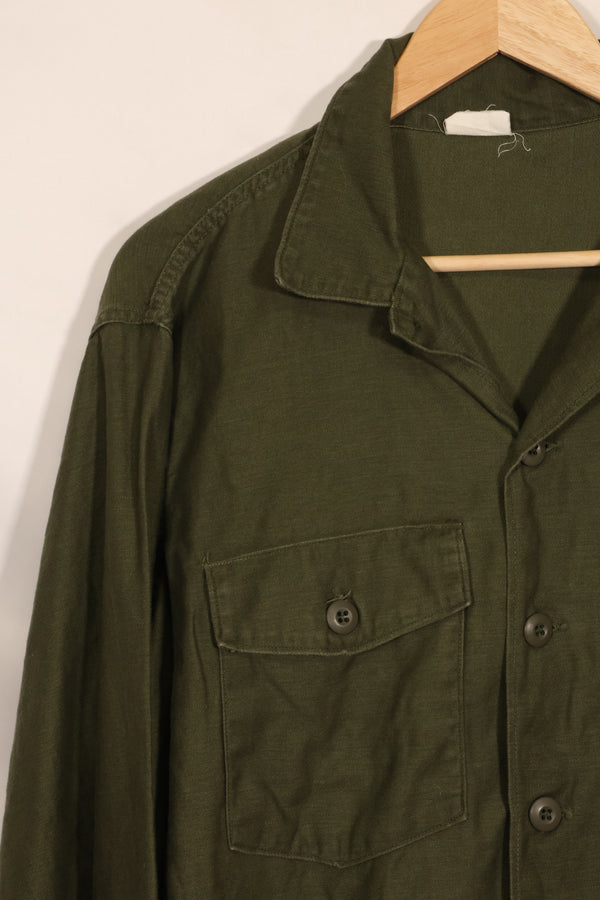 1967年契約　17 1/2 × 36 USMC　アメリカ海兵隊　OG-107 ユーティリティシャツ　中古品　大きめサイズ