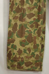 1940s U.S. Marine Corps P-42 Frogskin camouflage pants with local modifications, good condition, used.