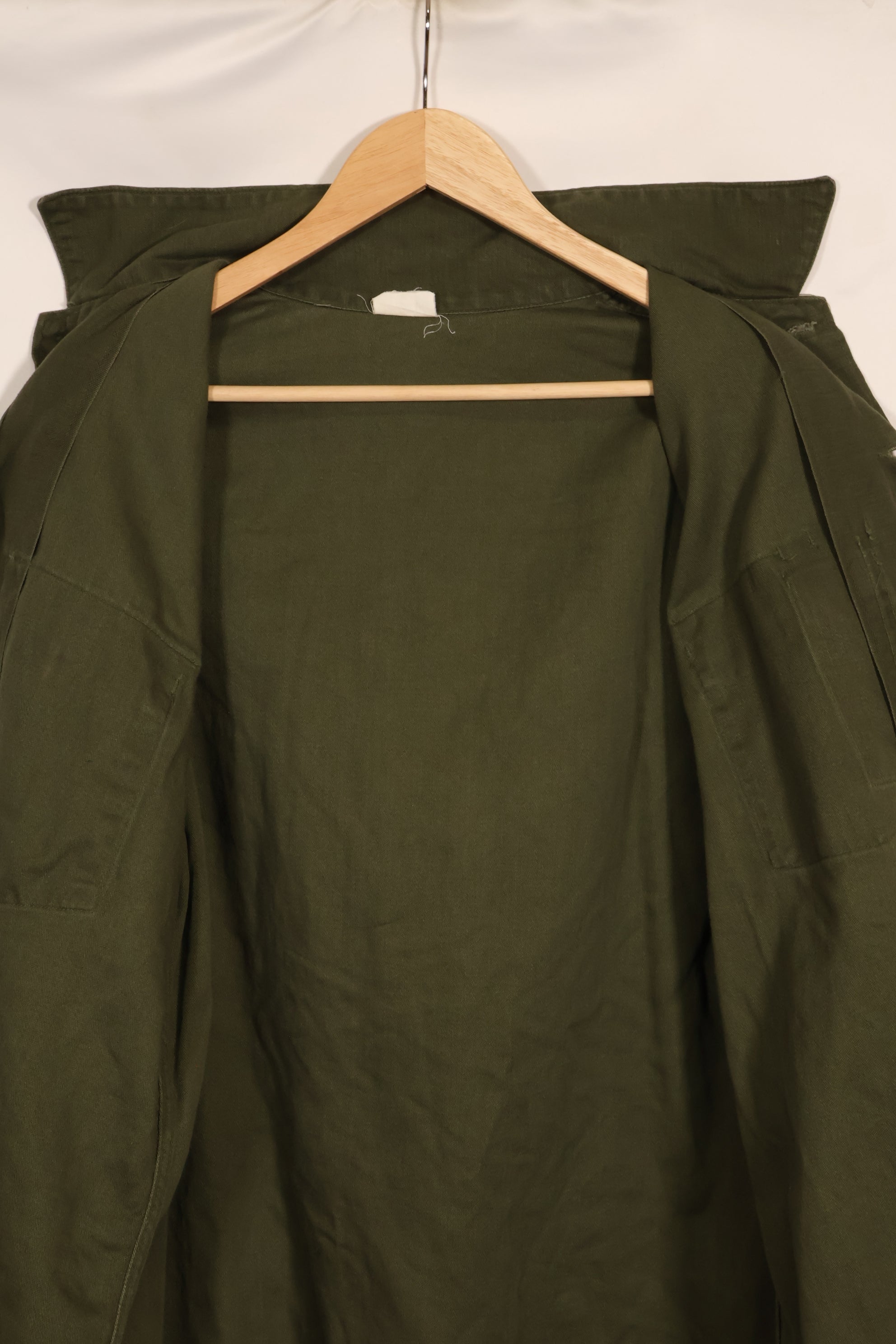 1967年契約　17 1/2 × 36 USMC　アメリカ海兵隊　OG-107 ユーティリティシャツ　中古品　大きめサイズ