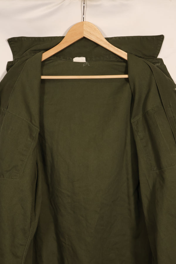 1967年契約　17 1/2 × 36 USMC　アメリカ海兵隊　OG-107 ユーティリティシャツ　中古品　大きめサイズ