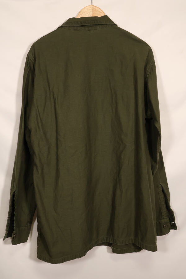 1967年契約　17 1/2 × 36 USMC　アメリカ海兵隊　OG-107 ユーティリティシャツ　中古品　大きめサイズ