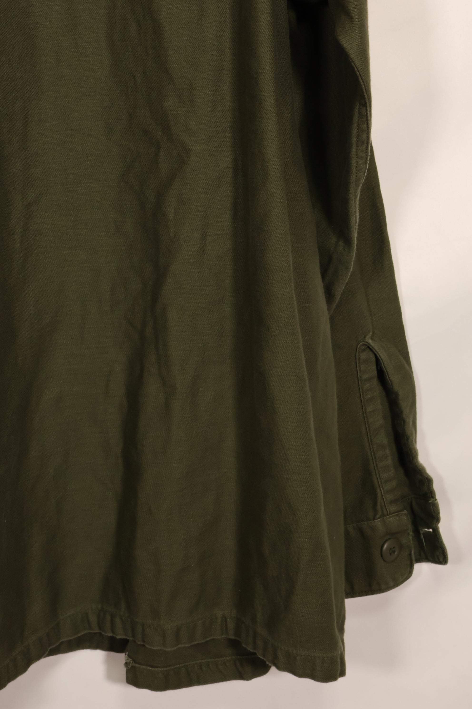 1967年契約　17 1/2 × 36 USMC　アメリカ海兵隊　OG-107 ユーティリティシャツ　中古品　大きめサイズ