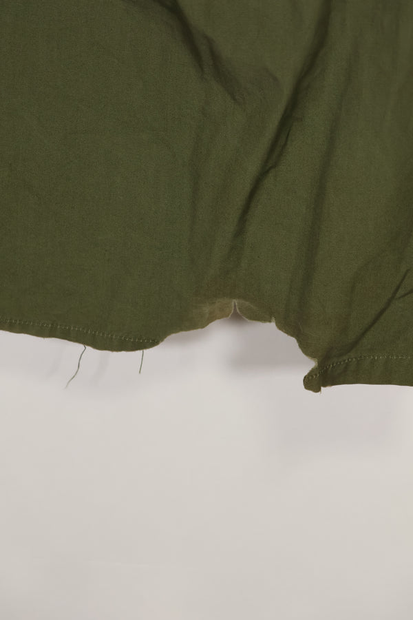 実物　1966〜1967年製　3rd Model ジャングルファティーグ　ジャケット　L-R 破損あり