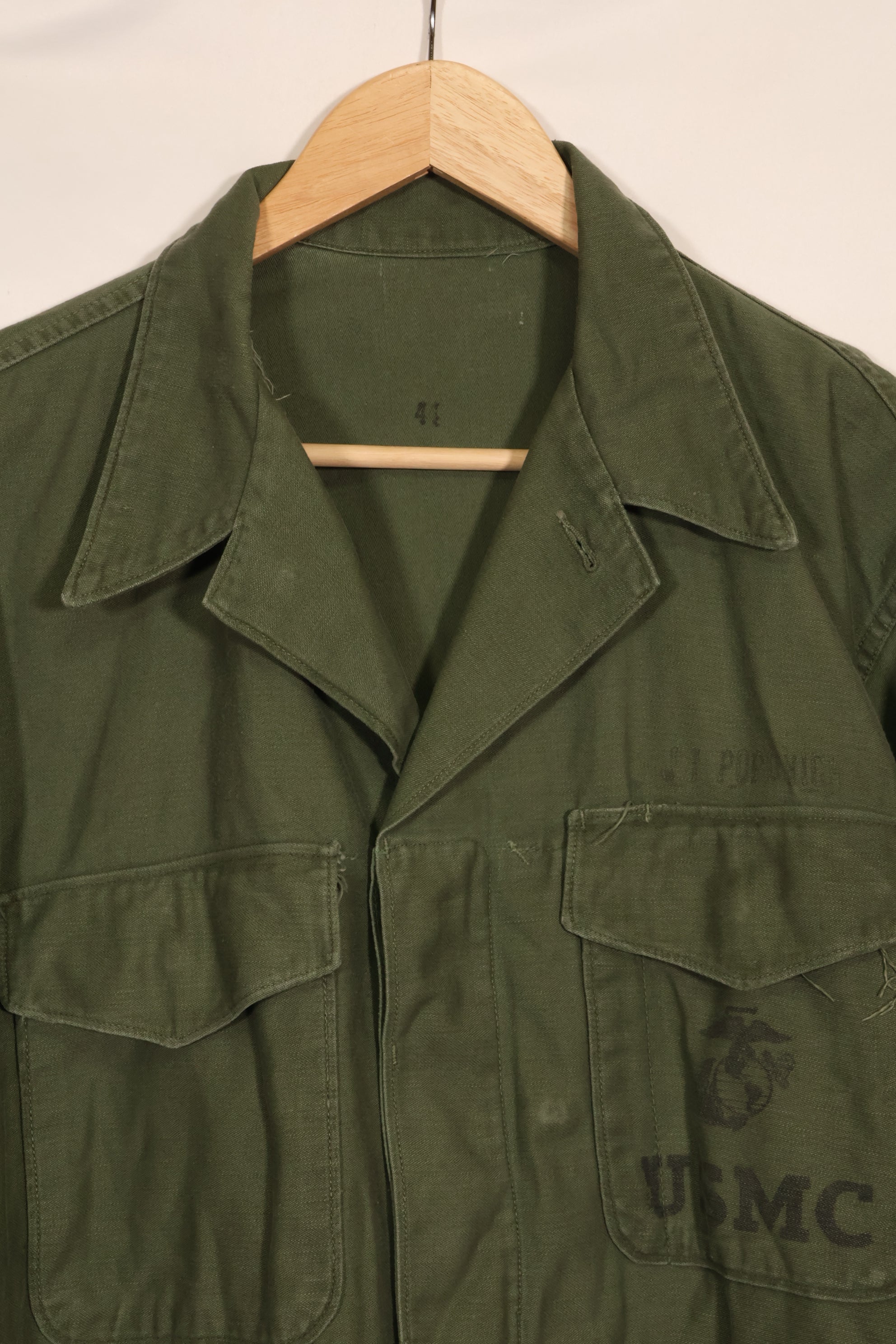 1950年代〜60年代初頭　アメリカ海兵隊　USMC　P-56　ユーティリティシャツ　中古品