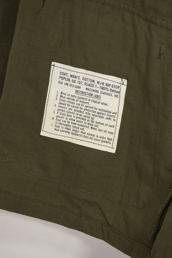 実物　1970年代　4th Model ジャングルファティーグ　デッドストック　Small-Short