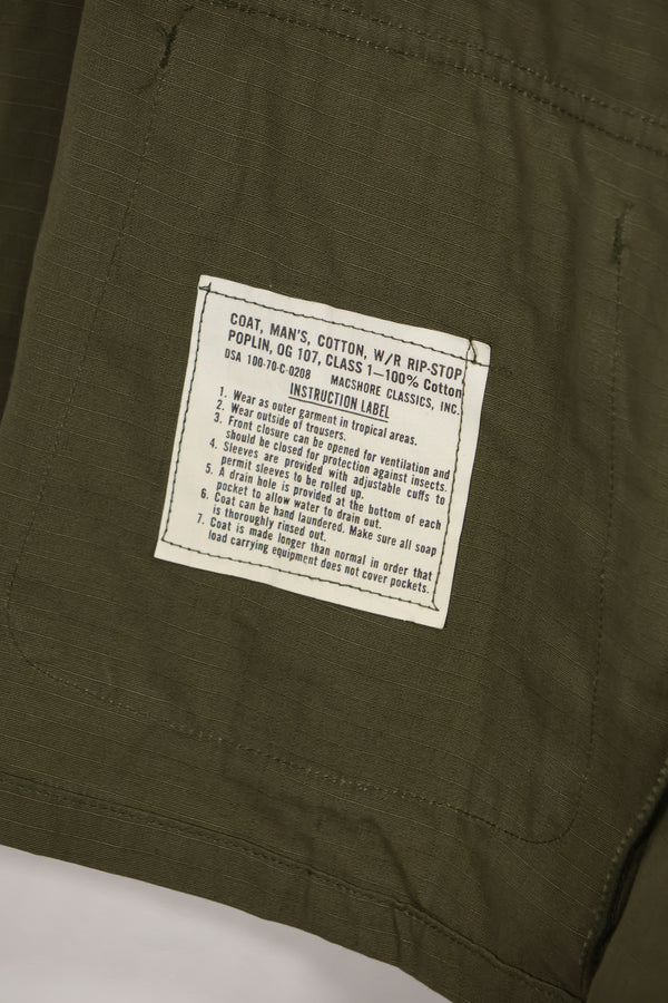 実物　1970年代　4th Model ジャングルファティーグ　デッドストック　Small-Short