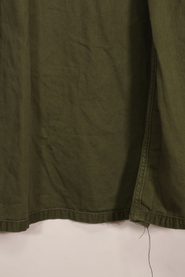 1967 Contract 17 1/2 x 36 USMC US Marine Corps short sleeve OG-107 utility shirt, used, large size.