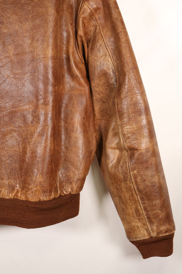 1940 年代 42 码美国空军 A-2 飞行夹克 Rough Wear Clothing Co.