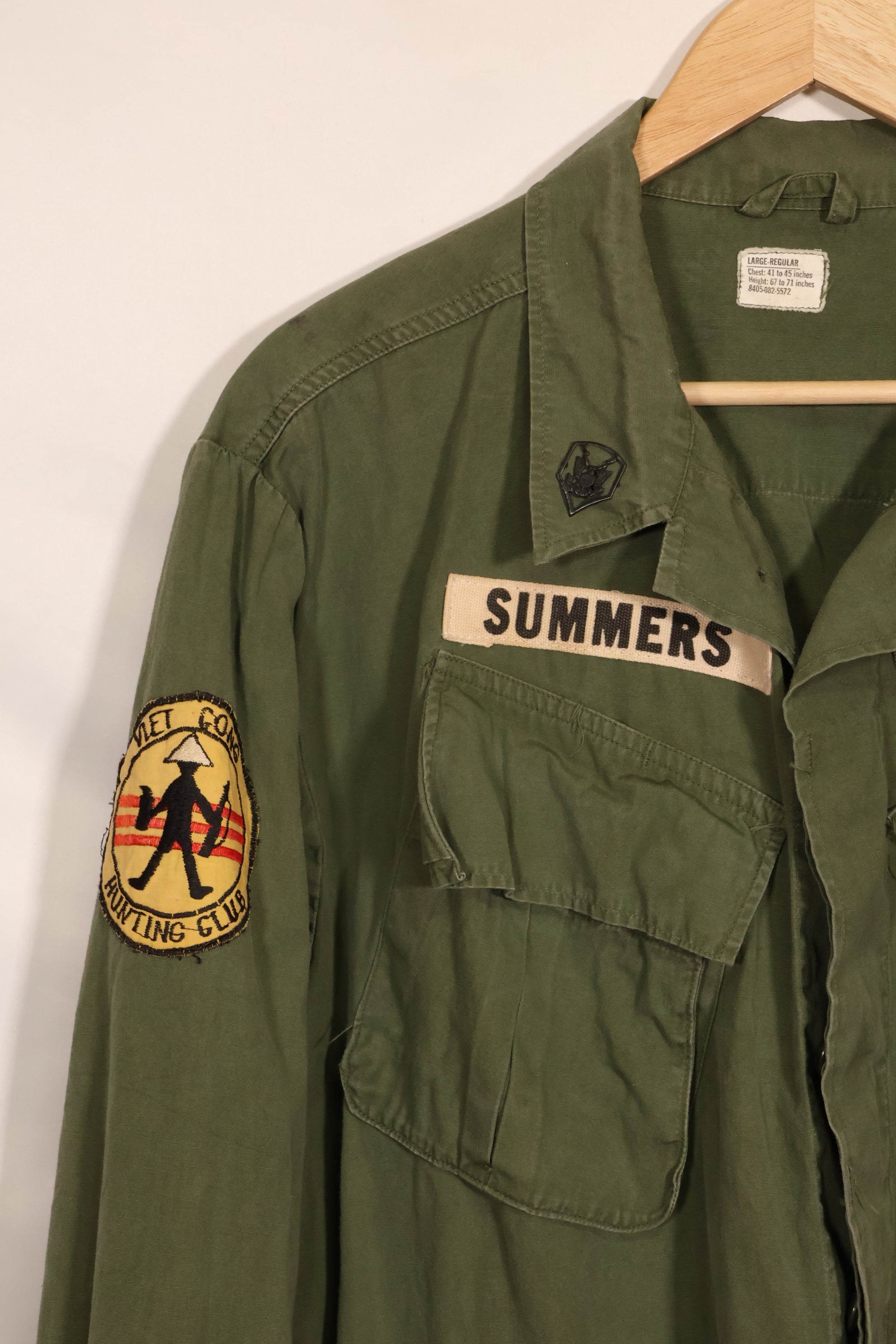 1967 Contract L-R 3rd Model Jungle Fatigue Veteran Jacket Used