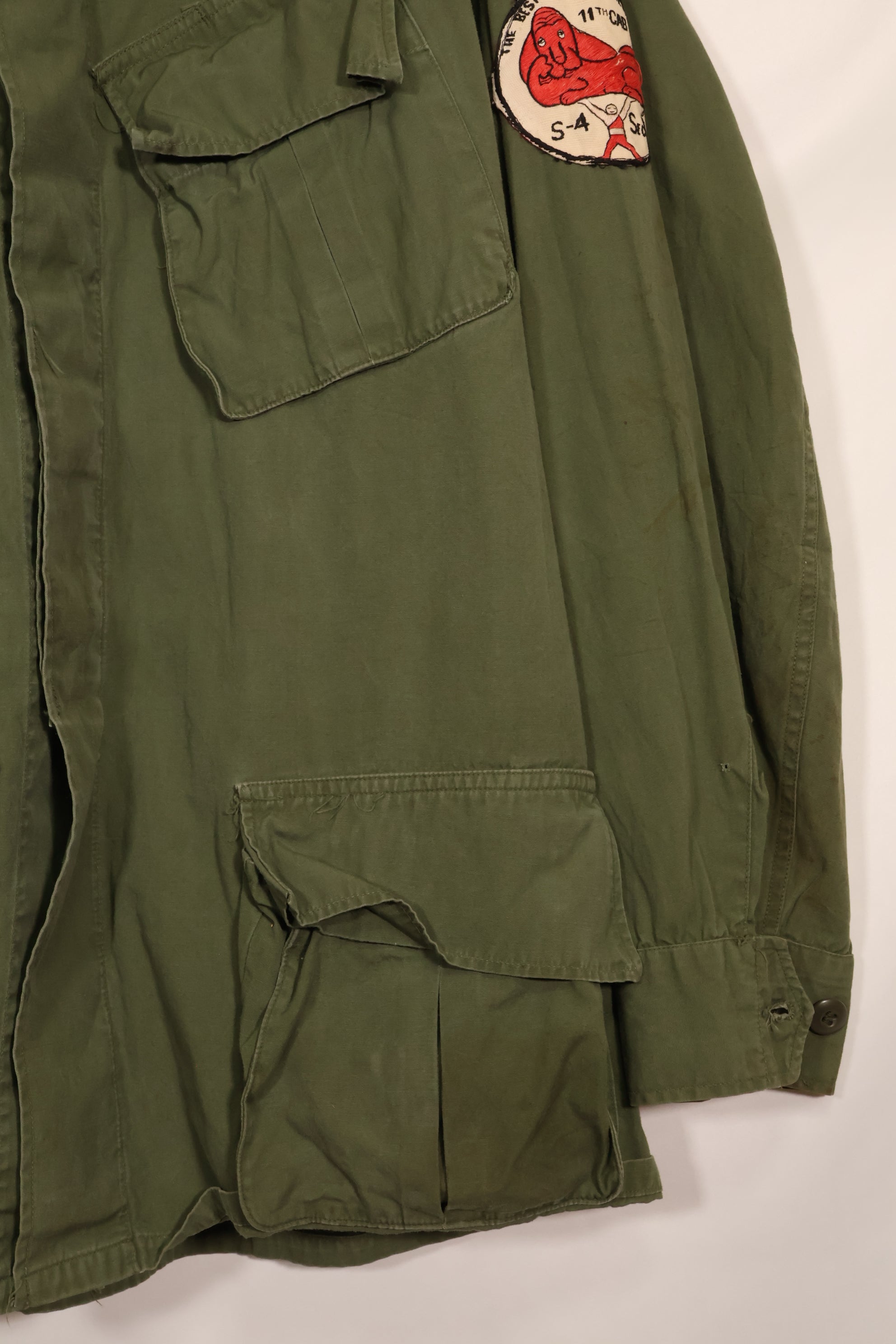 1967 Contract L-R 3rd Model Jungle Fatigue Veteran Jacket Used