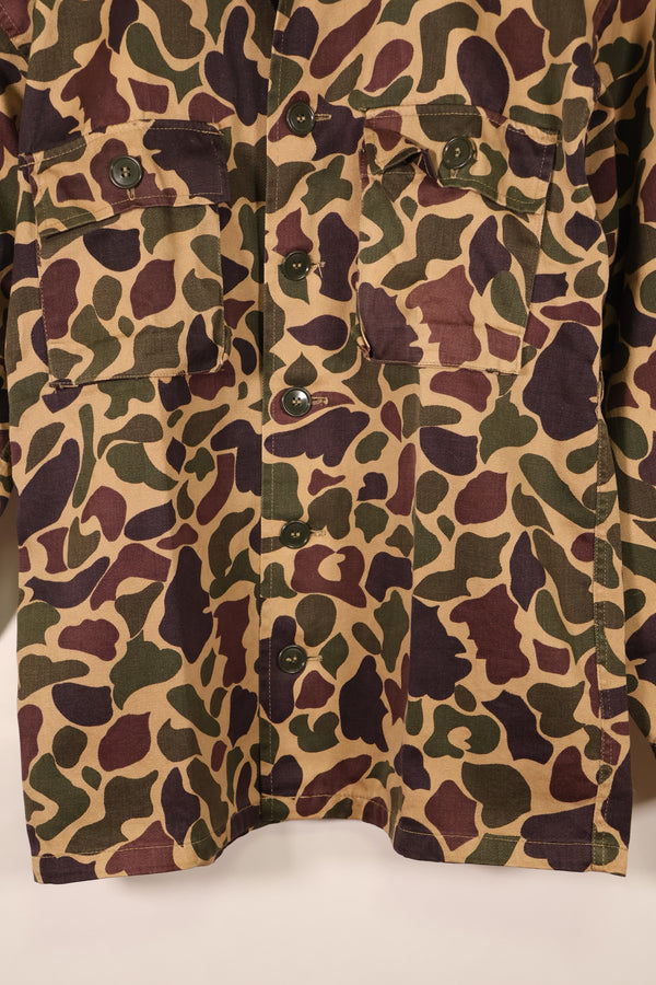 1960年代初頭　A-M程度　CIDG　ベオガム迷彩　Aisanカット　シャツ　ローカルメイド Frog Skin迷彩　中古品