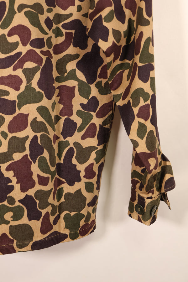 1960年代初頭　A-M程度　CIDG　ベオガム迷彩　Aisanカット　シャツ　ローカルメイド Frog Skin迷彩　中古品